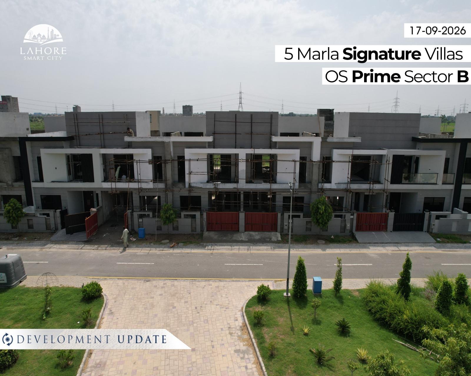 5 Marla Signature Villas OS Prime Sector B 