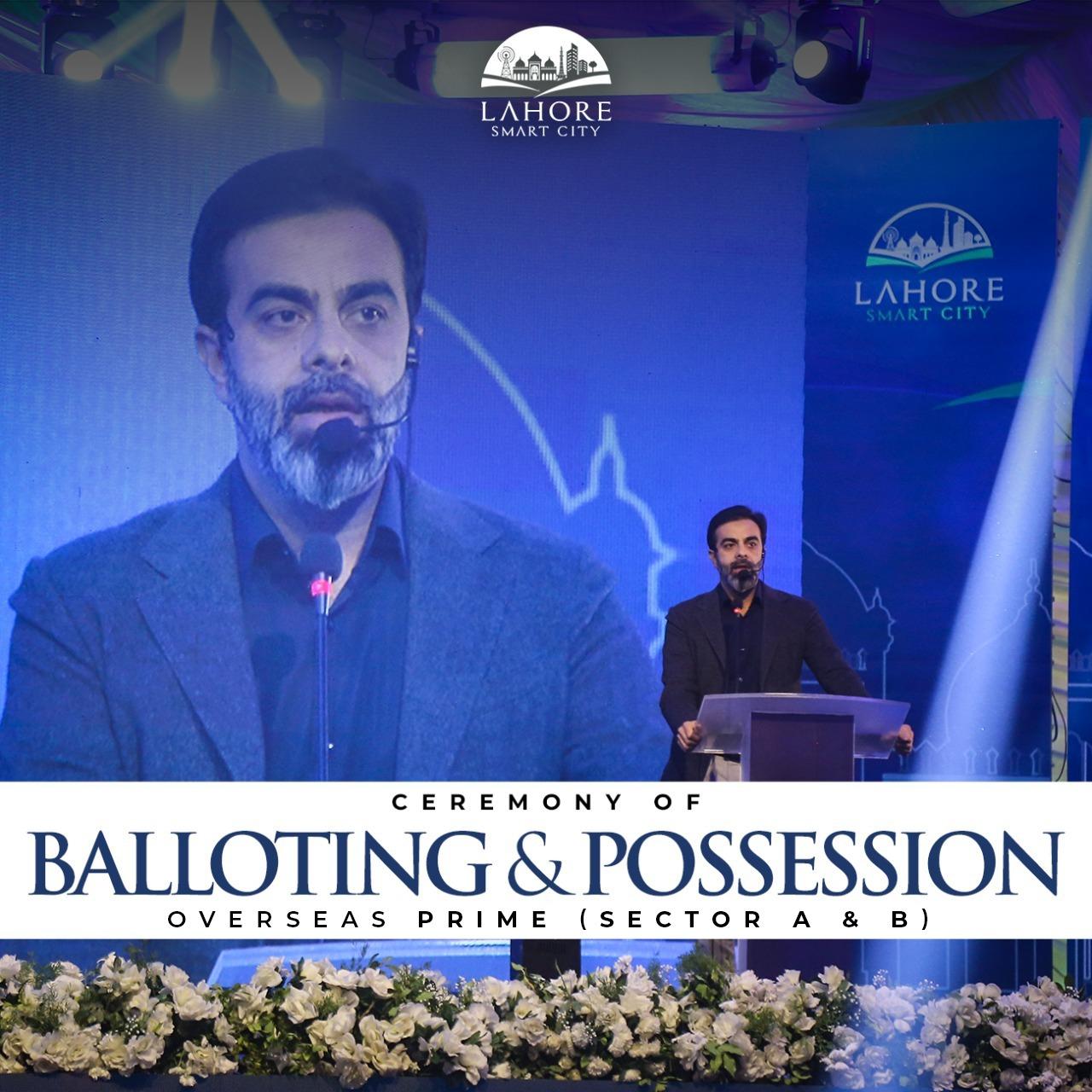 Ceremony of Balloting & Possession Overseas Prime (Sector A & B)