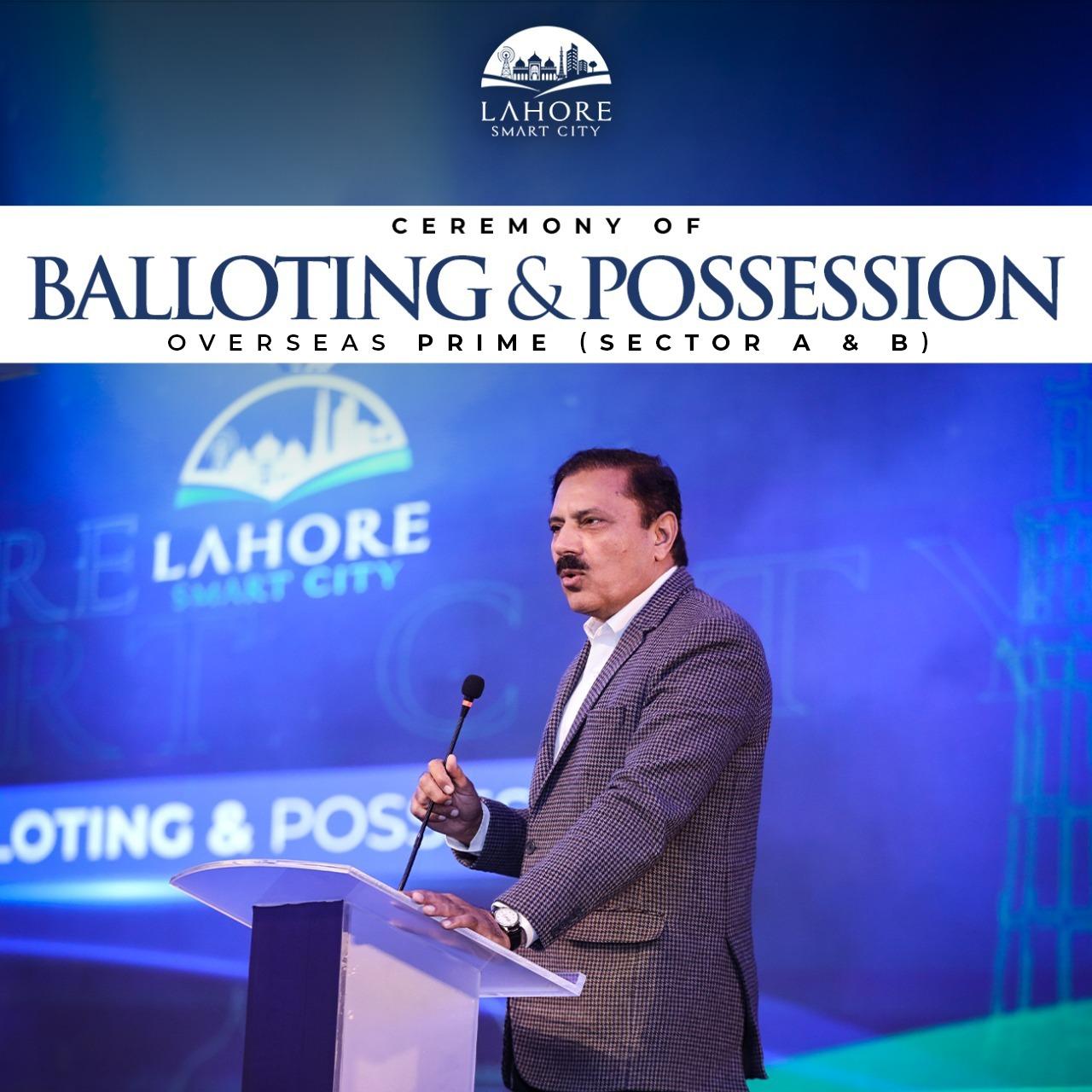 Ceremony of Balloting & Possession Overseas Prime (Sector A & B)
