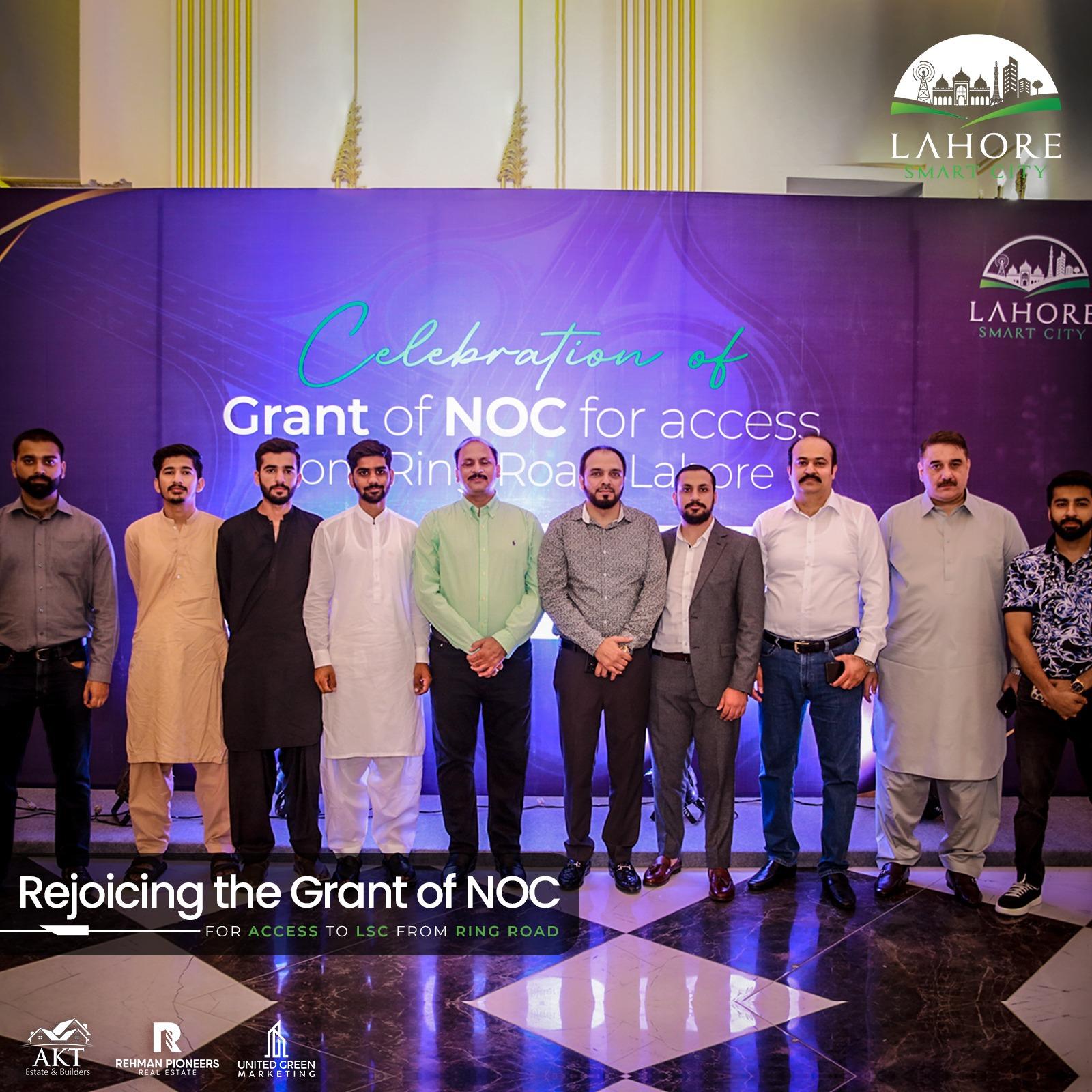 Rejoicing the recent grant of NOC For access of LSC From Ring Road