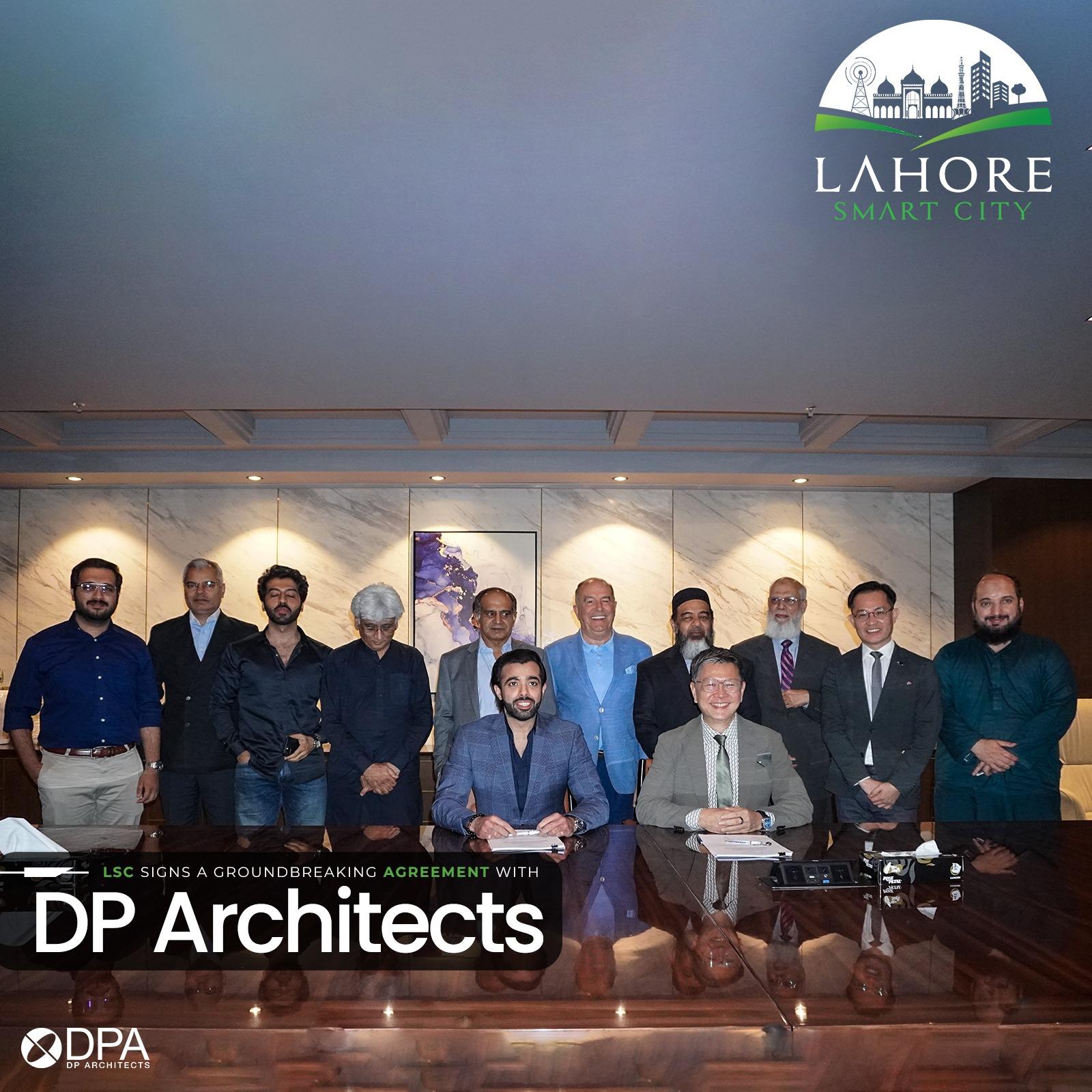 Lahore Smart City Signs a ground breaking agreement with DP architects