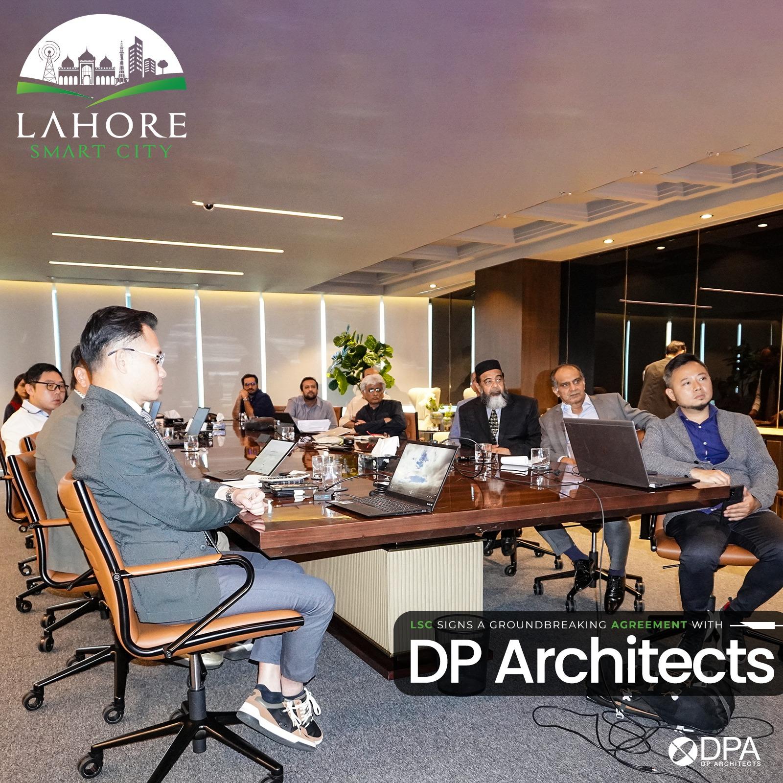 Lahore Smart City Signs a ground breaking agreement with DP architects