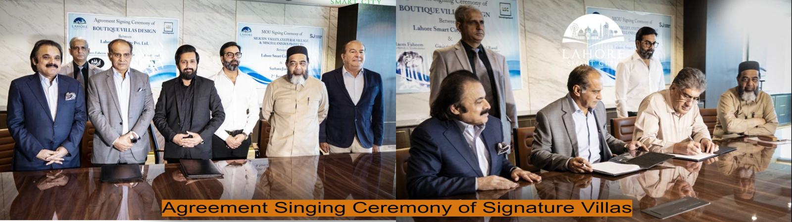 Agreement Singing Ceremony of Signature Villas